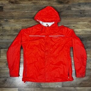 Vineyard Vines Rain Jacket Windbreaker Men's Medium Red Performance Hooded
